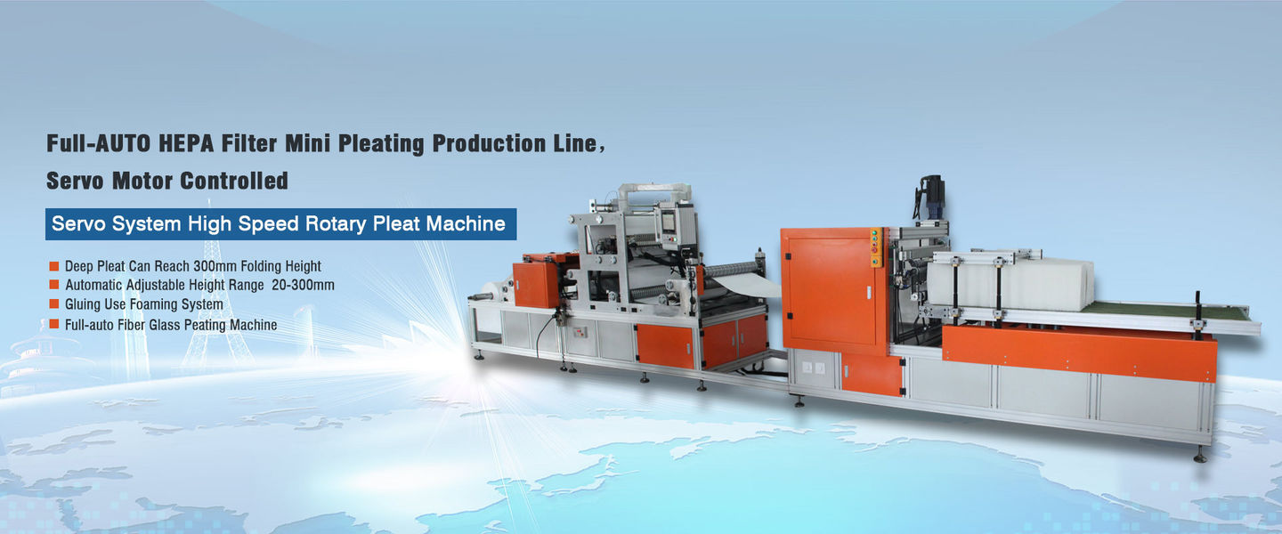 Machine à plier du papier filtrant