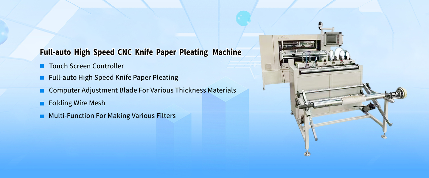 Machine à plier le filtre HEPA