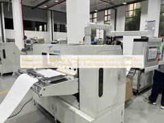 Ligne de production de pliage et de découpe de lames de couteau pour la fabrication de filtres à huile et à carburant Machines automatiques CNC pour le pliage de papier avec couteau