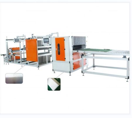 Machine de fabrication de filtres HEPA personnalisée 225V Machine de pliage automatique pour filtres sans séparateur