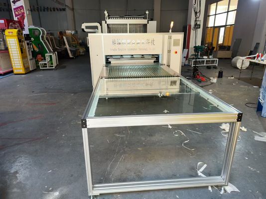 Ligne de production de tissus non tissés intelligents, machine à plier des tissus en fibres de verre 220V