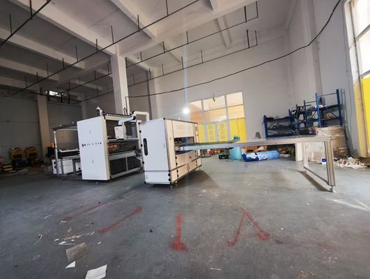 Ligne de production de tissus non tissés intelligents, machine à plier des tissus en fibres de verre 220V