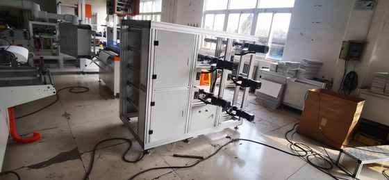 0.75kw machine de fabrication de filtres à huile à rotation 380V / 50HZ machine de soudage à couture