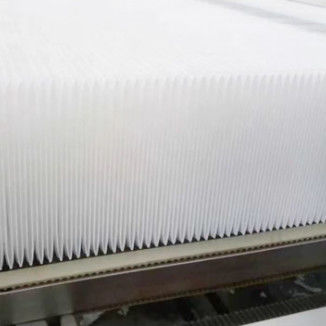 Machine de filtrage mini pleat Hepa de qualité médicale Filtre de papier pliant compact