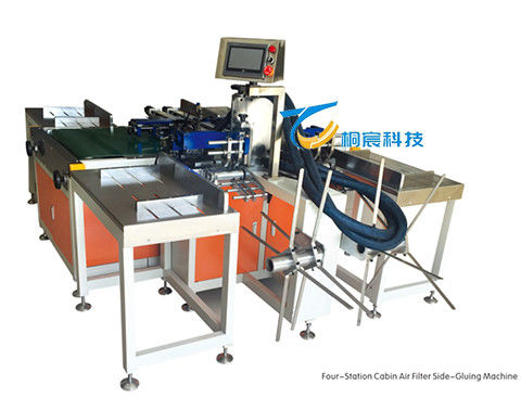 Machine de pliage de papier à double station de filtre Machine intelligente de pliage à chaud à fondre 220V
