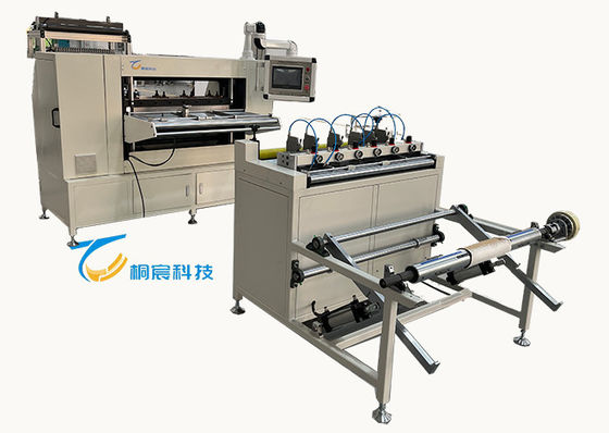 Ligne de production de papier servo PLC contrôle équipement de pliage du papier entièrement automatique