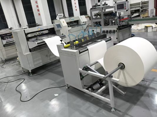 Machine pliante à filtre à air G4 à haut rendement pour la filtration de particules de 5 μm avec des composants en acier inoxydable pour les environnements de salle blanche