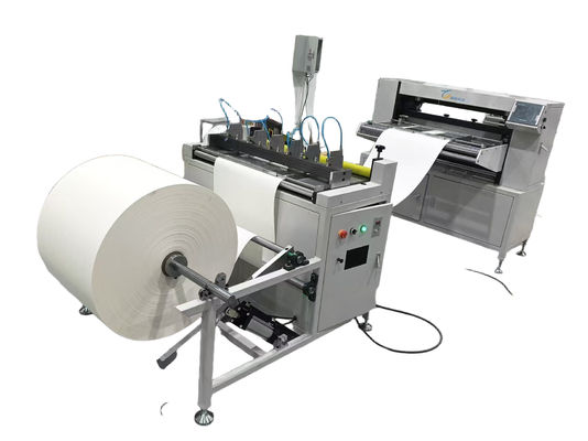 Machine pliante à filtre à air G4 à haut rendement pour la filtration de particules de 5 μm avec des composants en acier inoxydable pour les environnements de salle blanche