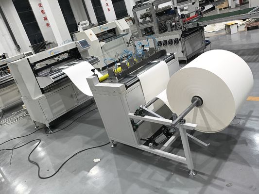 Machine de dépliage de fibres de verre et machine de découpe personnalisée pour la production de papier plissé en fibres de verre