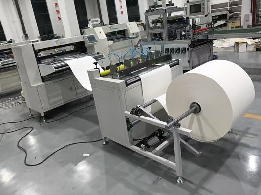 Ligne de production automatisée de filtres à air G4 avec 95% d'efficacité et renforcement en fibres pour la fabrication d'éléments de filtres HVAC durables