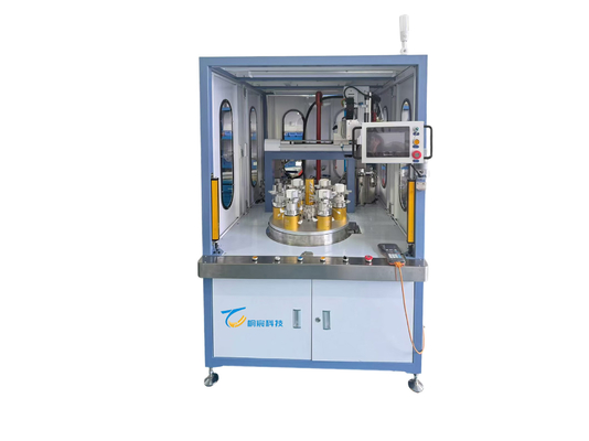 Machine de moulage par injection automatique de capuchons d'extrémité d'éléments filtrants