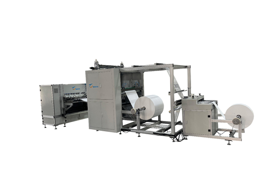 Ligne de production de machine à papier plissé à fibre de verre servo entièrement automatique, élément filtrant en fibre de verre sans colle