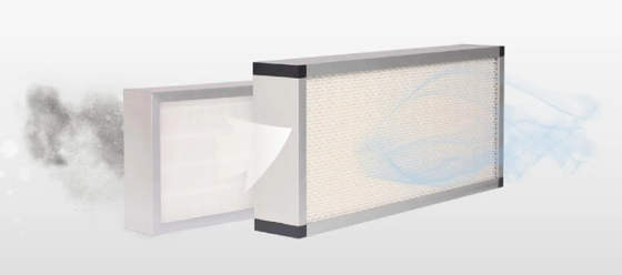 Filtre à fibres PM2.5 de type V à efficacité moyenne