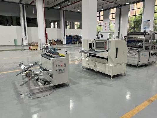 Ligne de machine à plier le papier filtre de bonne qualité, fournie par l'usine, pour élément filtrant