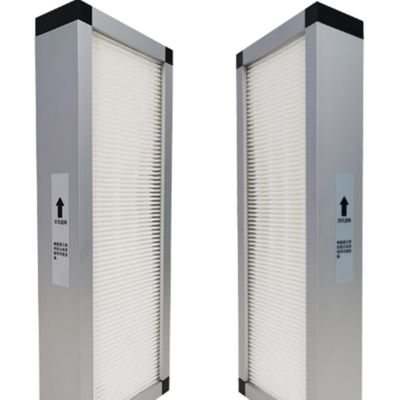 H13 HEPA Filtre à pliage avec commande PLC Largeur 1000 mm