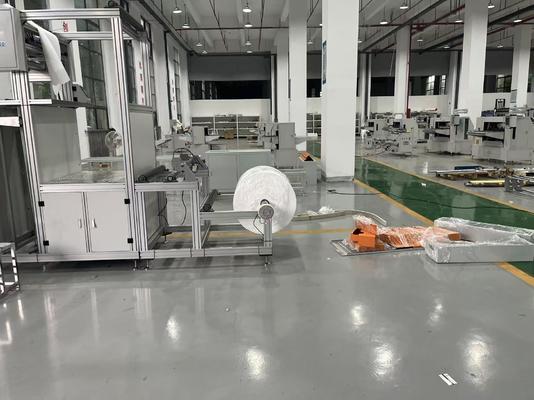 Ligne de production de papier pliable en fibres de verre à haute température et à haut rendement