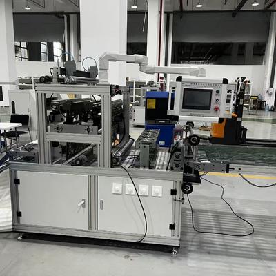 Machine de fabrication de filtre à air pour purificateur d'air domestique PP, machine à coller, support OEM