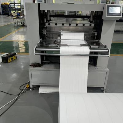 Machine à plier le papier industriel avec servo-moteur pour le papier filtre