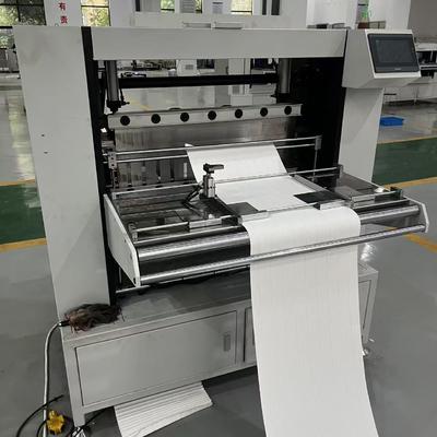 Automatisation complète de la machine de pliage du papier au couteau Vitesse réglable