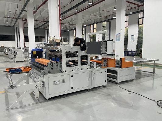 2025Y Nouvelle ligne de production de machine de pliage de filtre à air en papier non partitionné entièrement automatique