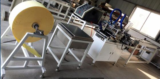 TCPG-350 ligne de production de plissage de papier à panneau servo