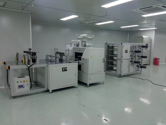 Ligne de production réglable pour le pliage du papier filtre multicouche