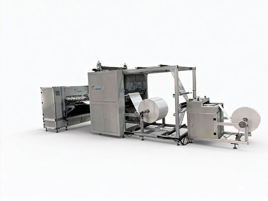 Ligne de production de papier pliable à haute température résistant aux fibres de verre