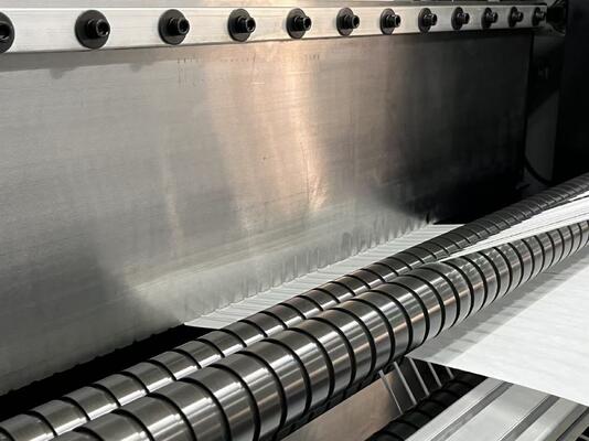 300 mm de hauteur du pliage ligne de production de pliage en fibre de verre à haute température