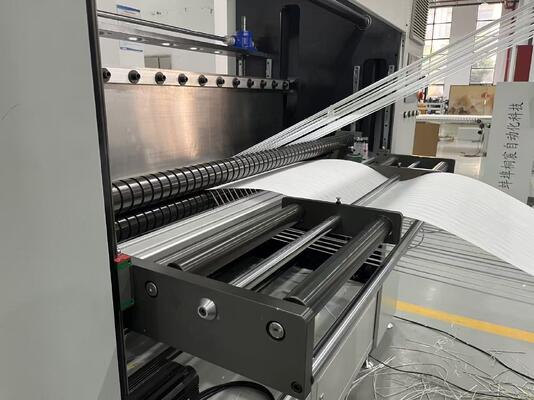 Ligne de production de papier pliable à haute température résistant aux fibres de verre