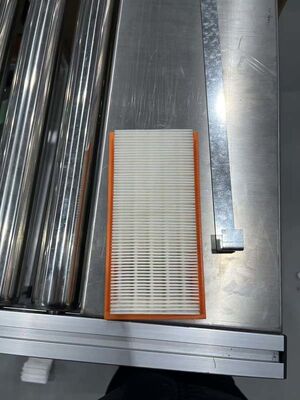 Ligne de pliage et de collage automatique à haut rendement pour filtre à air