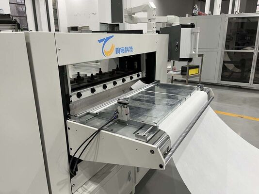 Machine de traitement et de pliage de filtres HAVC à servo-moteur entièrement automatique