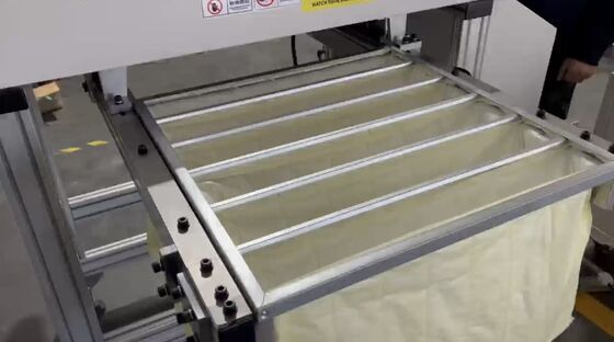 Machine à fabriquer des filtres de poche informatisée, machine à fabriquer des sacs filtrants à air, haute efficacité