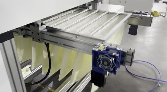 Machine à fabriquer des filtres de poche informatisée, machine à fabriquer des sacs filtrants à air, haute efficacité