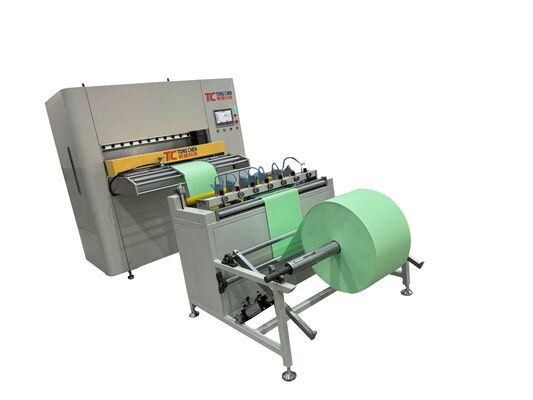 Ligne de production de pliage de couteau à hauteur pliante de 300 mm