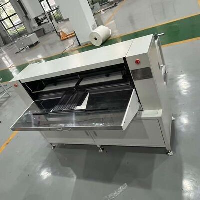 Machine de pliage de papier à filtration semi-automatique à faible entretien et à économie d'énergie dans les chaînes de production lourdes