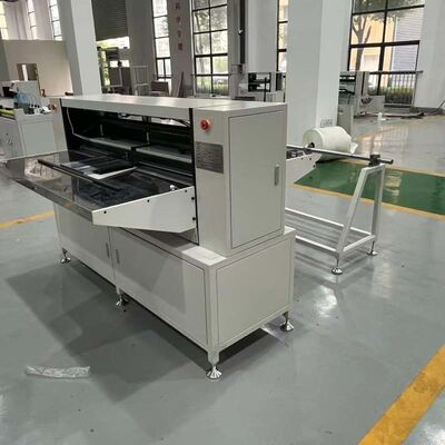 Machine de pliage de papier à filtration semi-automatique à faible entretien et à économie d'énergie dans les chaînes de production lourdes