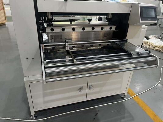 Machine de pliage de papier à filtration semi-automatique à faible entretien et à économie d'énergie dans les chaînes de production lourdes