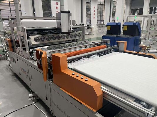 Ligne de production de pliage et de collage HEPA mini-filtre - hauteur de pliage 300 mm