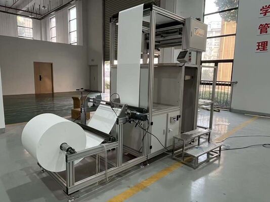 Machine de pliage rotatif à filtre partiel entièrement automatique pour la production de filtres à volume élevé et les systèmes de filtration industriels