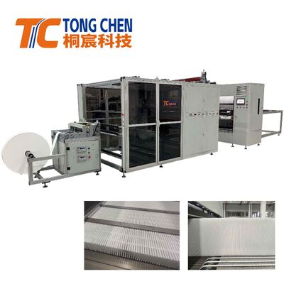 Ligne de fabrication et de pliage de papier à filtre automatique complet pour une filtration à haute efficacité avec une hauteur de pliage de 300 mm