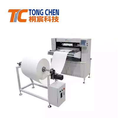 Machine à plier du papier semi-automatique de deuxième génération pour la production d'éléments filtrants à grande vitesse