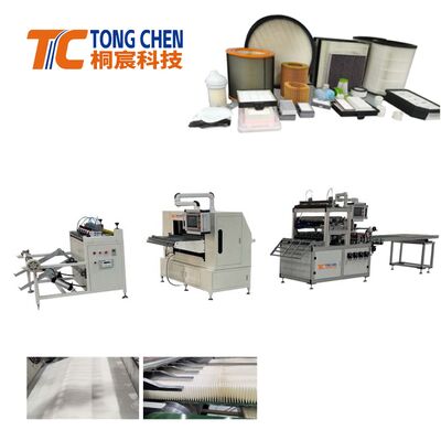 Ligne de production de filtrage de papier entièrement automatique de précision